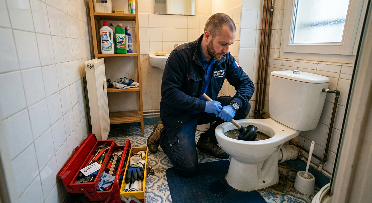 débouchage WC urgence Villiers-sur-Marne